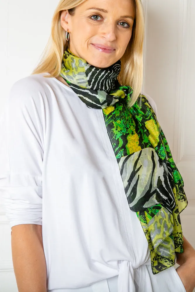 100% Silk Demi Scarf