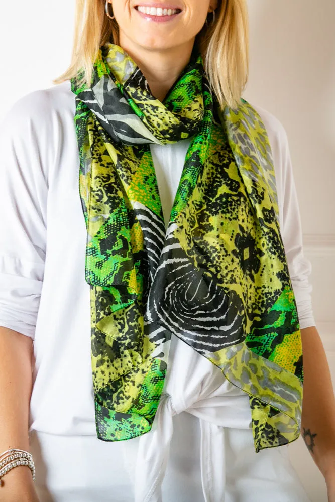 100% Silk Demi Scarf