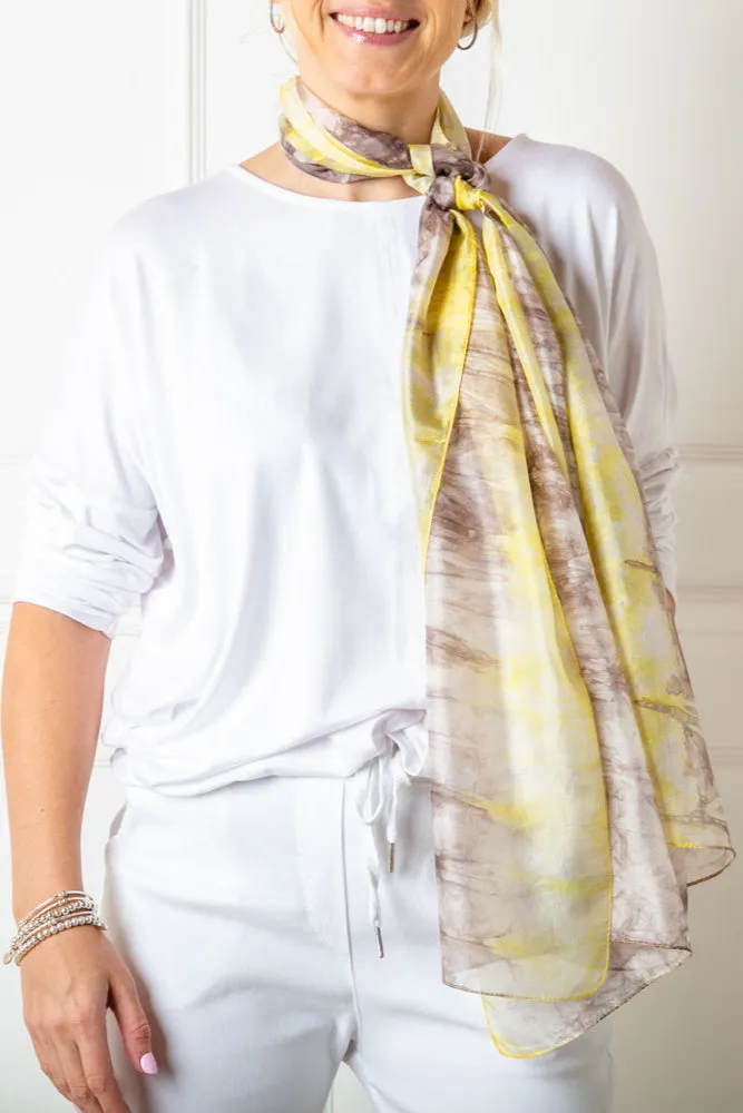100% Silk Demi Scarf