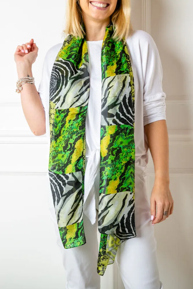 100% Silk Demi Scarf