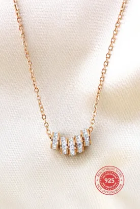 18 Karats Rose Gold Filled Necklace