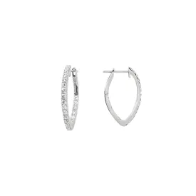 18K White Gold Tdw. 1.15ct Diamond Earrings - 20738961