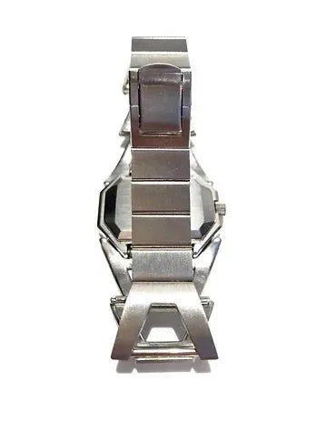1970s SEIKO BRACELET STAINLES hexagonal dial WRIST WATCH