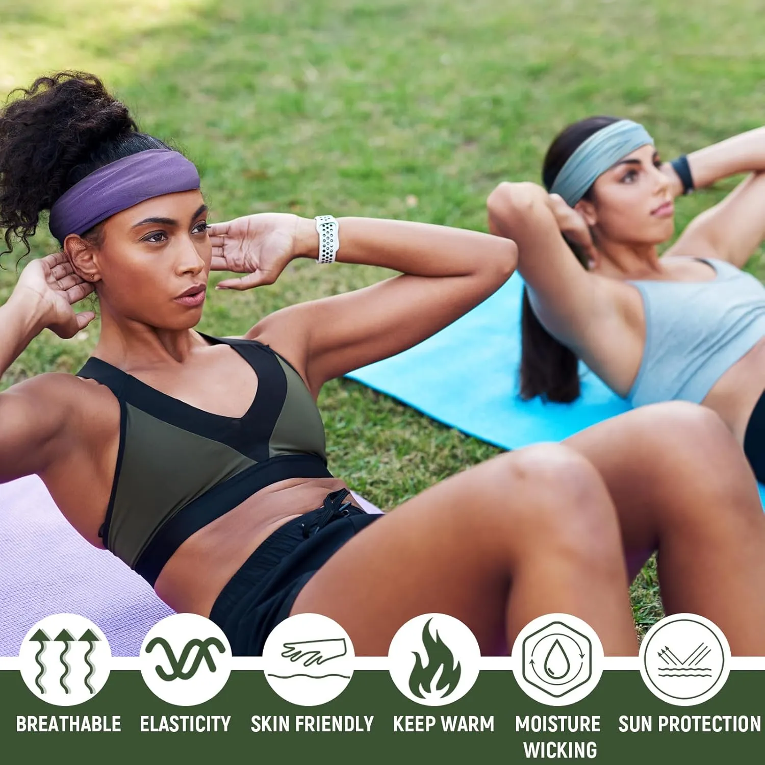 40 Pcs Neck Gaiter Bulk Summer UV Protection Cooling Face Mask for Men Women Face Cover Scarf Bandanas for Sports