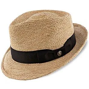 42nd Street - Stetson Straw Fedora Hat - TS42ND