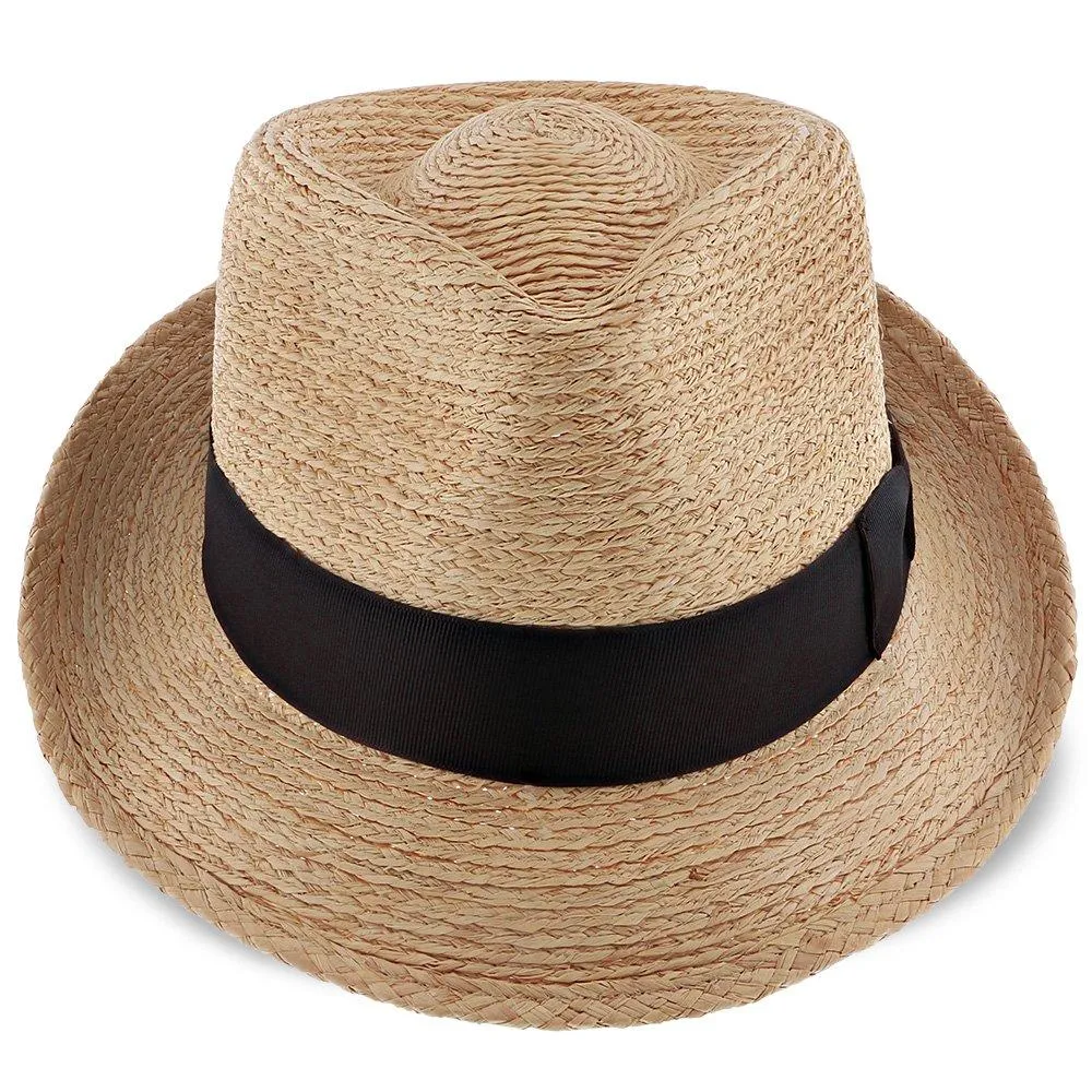 42nd Street - Stetson Straw Fedora Hat - TS42ND