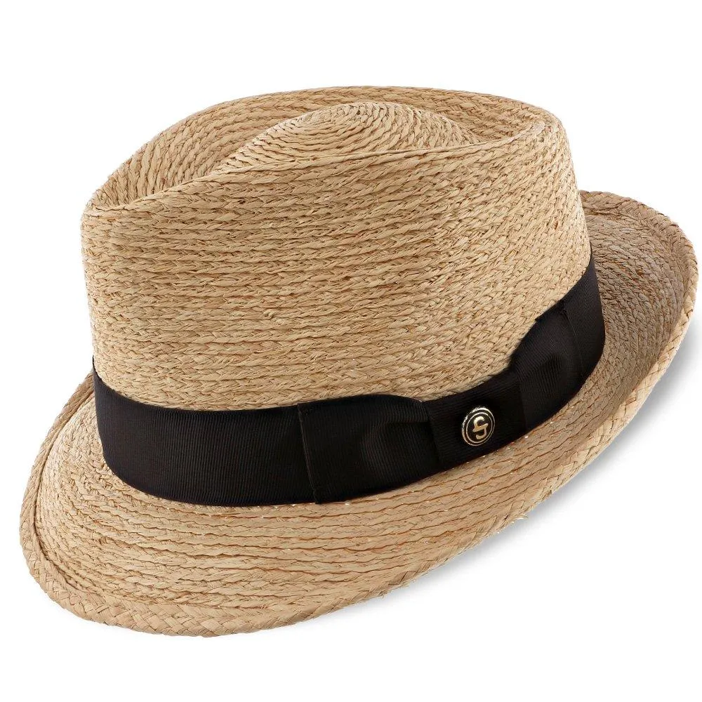 42nd Street - Stetson Straw Fedora Hat - TS42ND