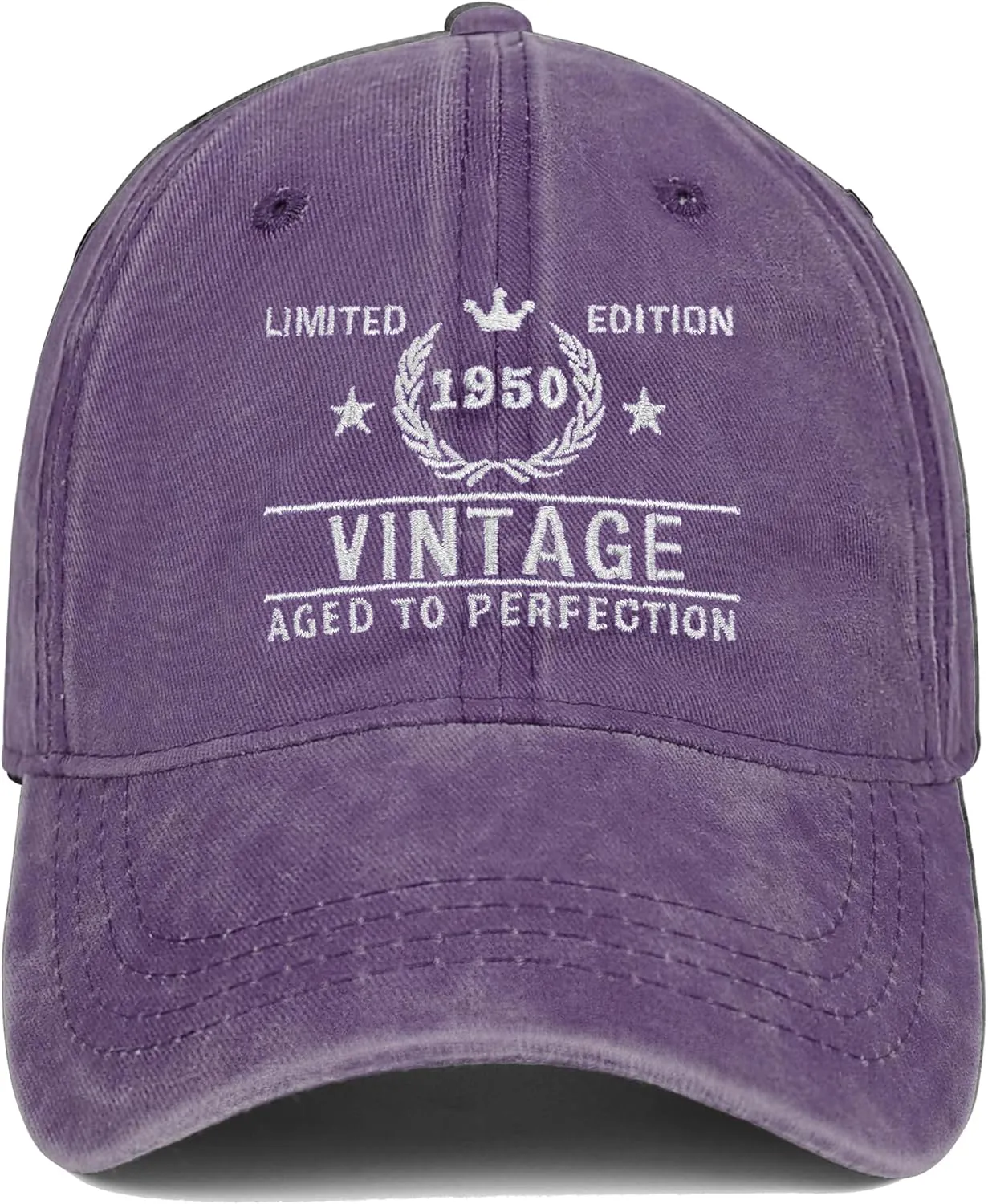 75th Birthday Gifts for Men Women 1950 Vintage Hats Embroidered Baseball Cap