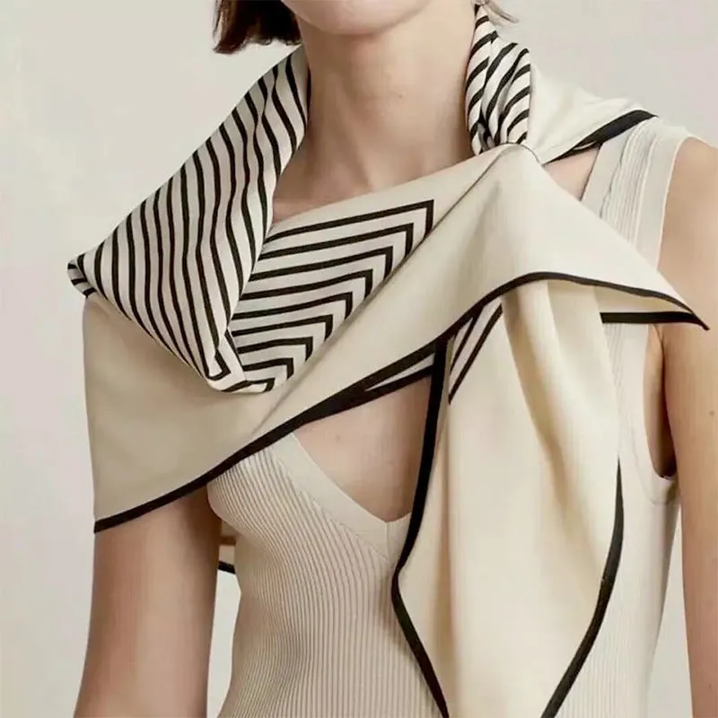 88*88 Nordic tot Savis mulberry silk scarf
