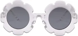 ADE WU Sunglasses for Kids Round Flower Cute Glasses UV 400 Protection Children Girl Boy Gifts