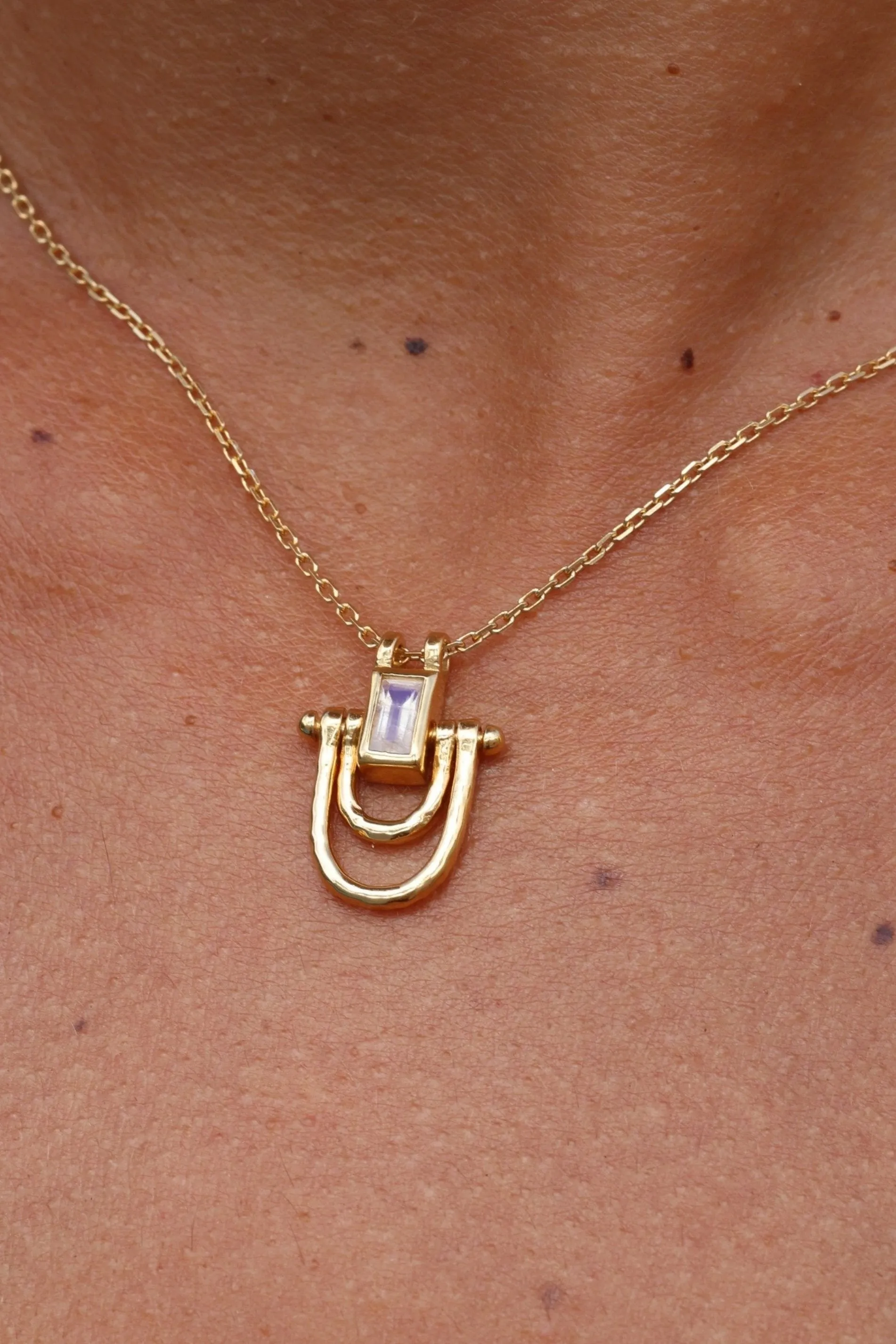 Allegra Moonstone Gold Necklace