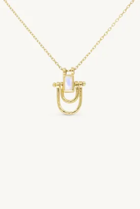 Allegra Moonstone Gold Necklace