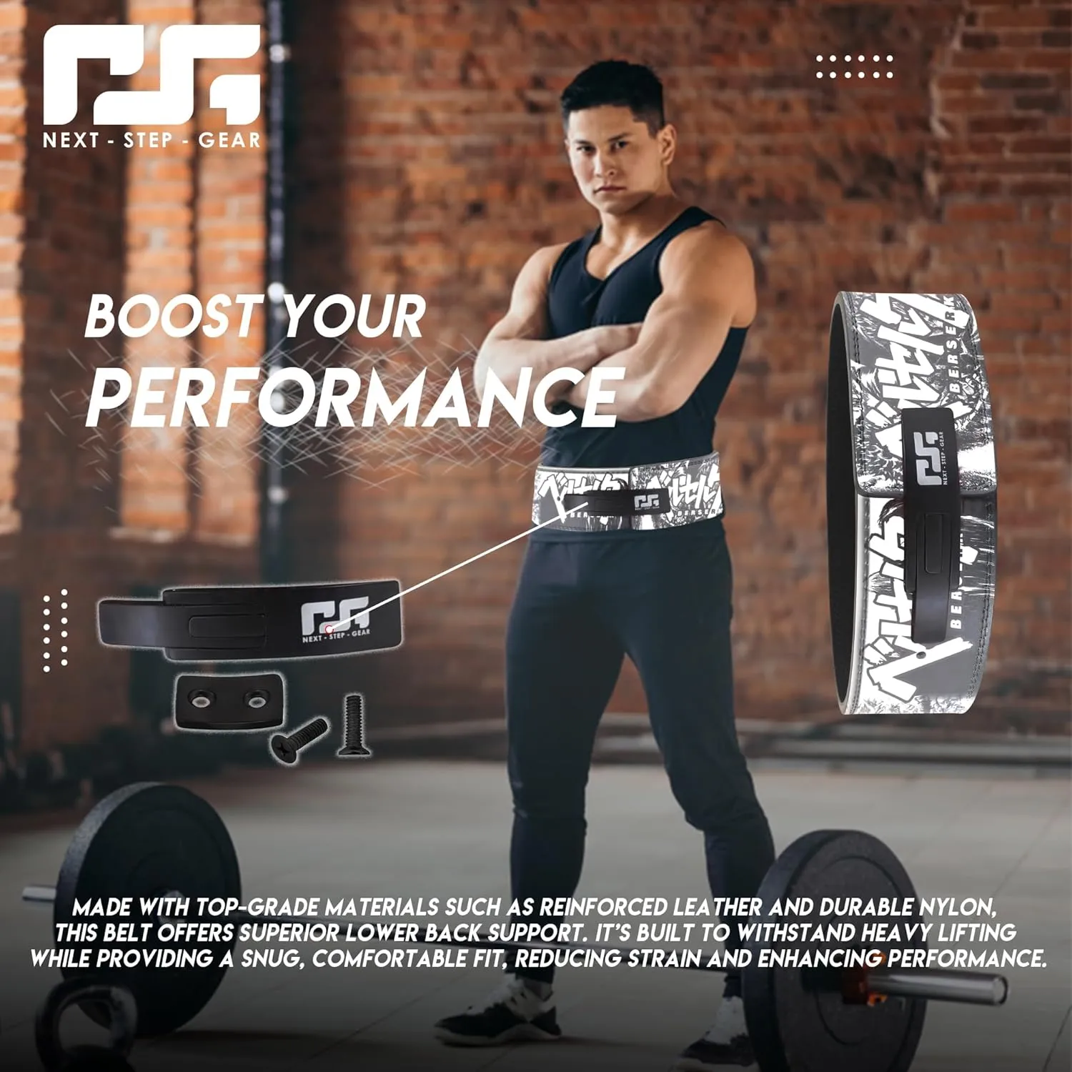 Anime Weight lifting belt Berserk Weightlifting Belt for Men & Women  Guts' Power Manga Gym Belt, Heavy Duty Powerlifting Belt for Squats, Deadlifts, and Gym Training  Ultimate Support & Comfort