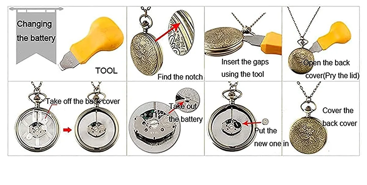 Batmen Pocket Watch(Black)