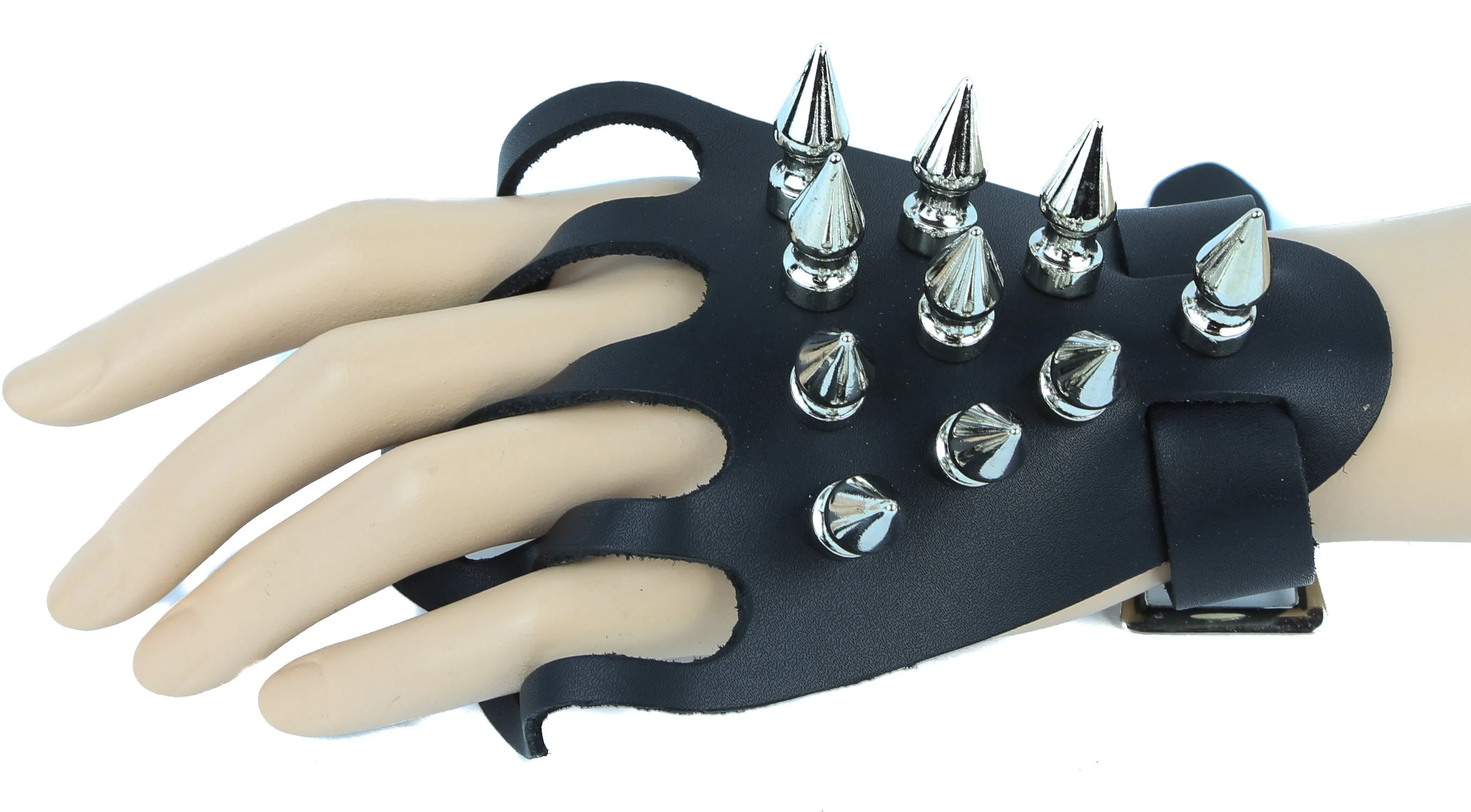 Bikers Fist Bracelet With  Spike