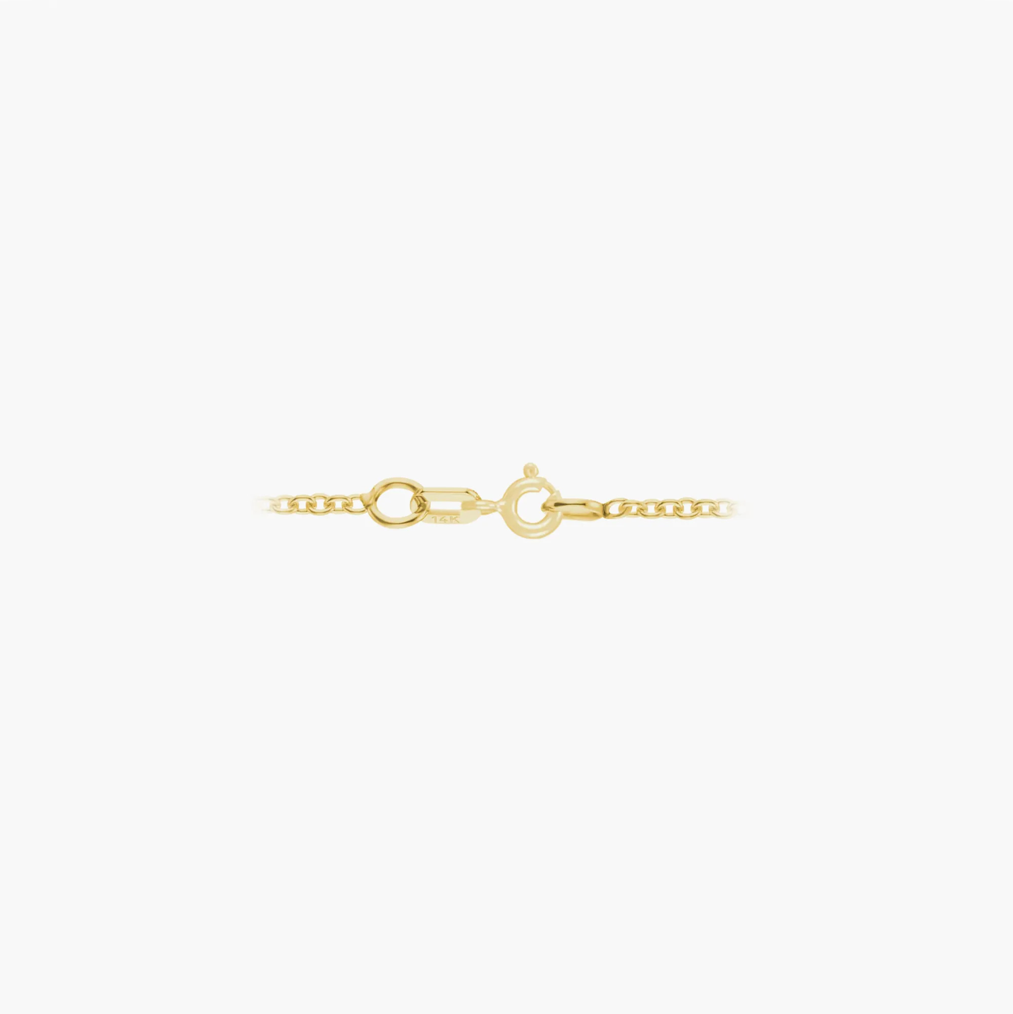 Birthday Necklace August - Peridot 14k gold necklace