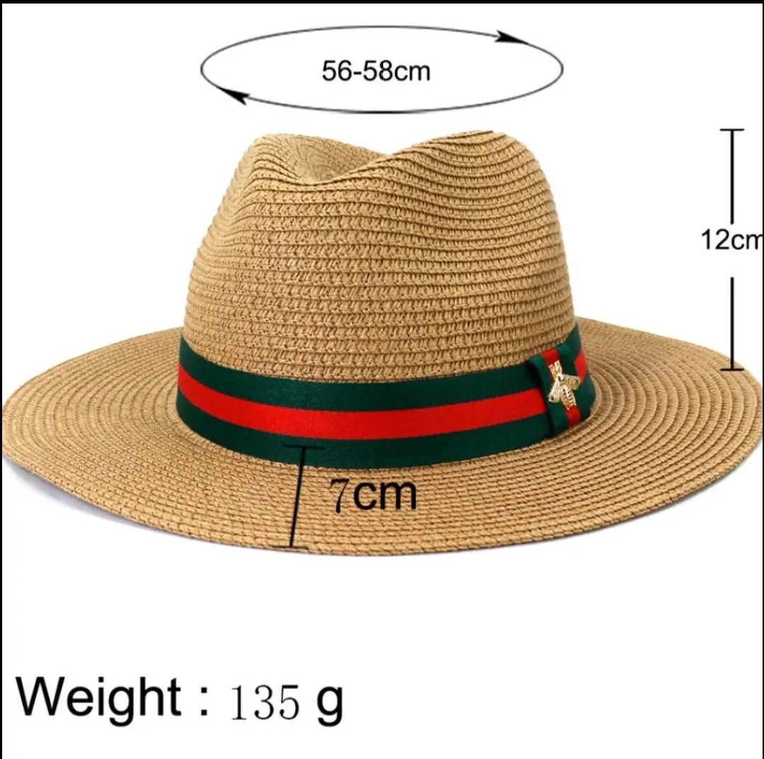 Black Bee Stripe Fedora Hat
