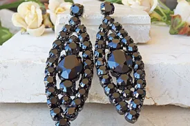 Black cocktail Earrings