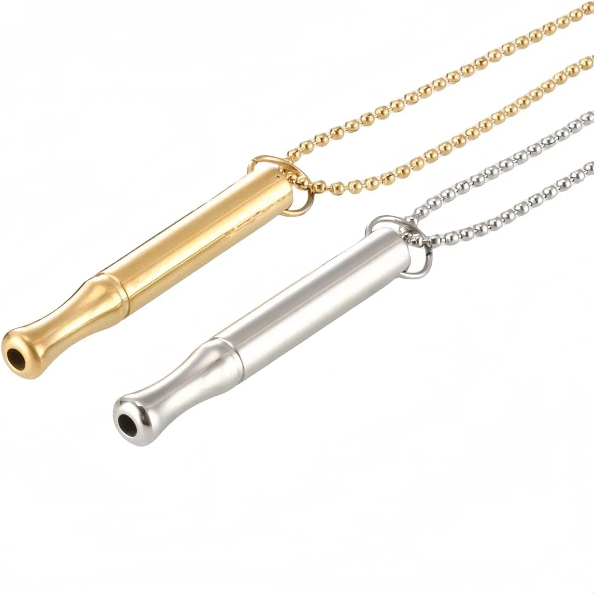 Breathing Necklace for Women/Men??Anxiety Breathe Easy Necklace Smoking Cessation Aid Breathing necklaces Stainless Steel Pendant for Natural Calm/Stress Relief An Inspiring Gift