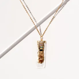 Chakra Selenite on Farrah Necklace