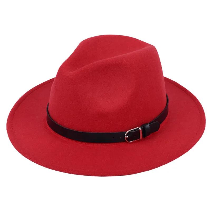 Classic British Woolen Winter Felt Hats