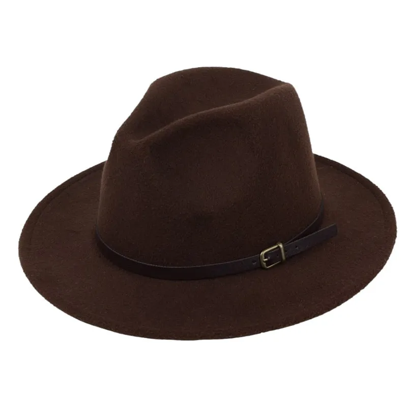 Classic British Woolen Winter Felt Hats
