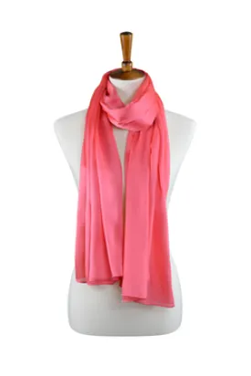 Coral Silky Hijab