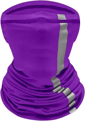CORIRESHA Men Reflective Neck Gaiter Visibility Safety Dust Sun Protection Face Mask for Construction Workers