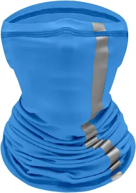 CORIRESHA Men Reflective Neck Gaiter Visibility Safety Dust Sun Protection Face Mask for Construction Workers