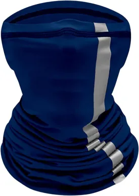 CORIRESHA Men Reflective Neck Gaiter Visibility Safety Dust Sun Protection Face Mask for Construction Workers