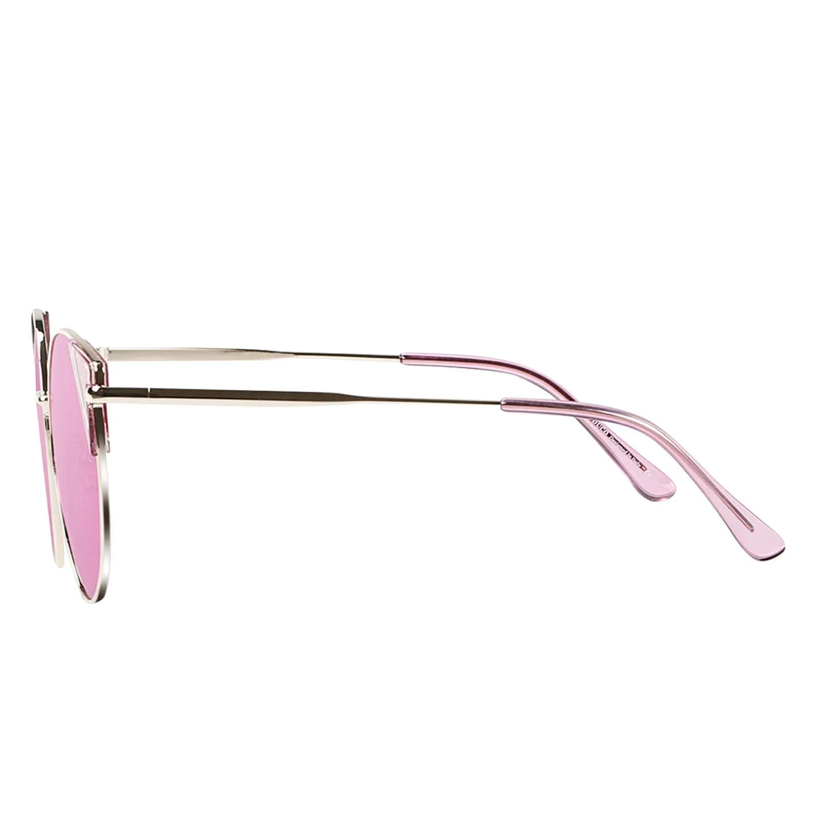 DUCO Vintage Classic Designer Sunglasses for Women with Round Metal Frame W018