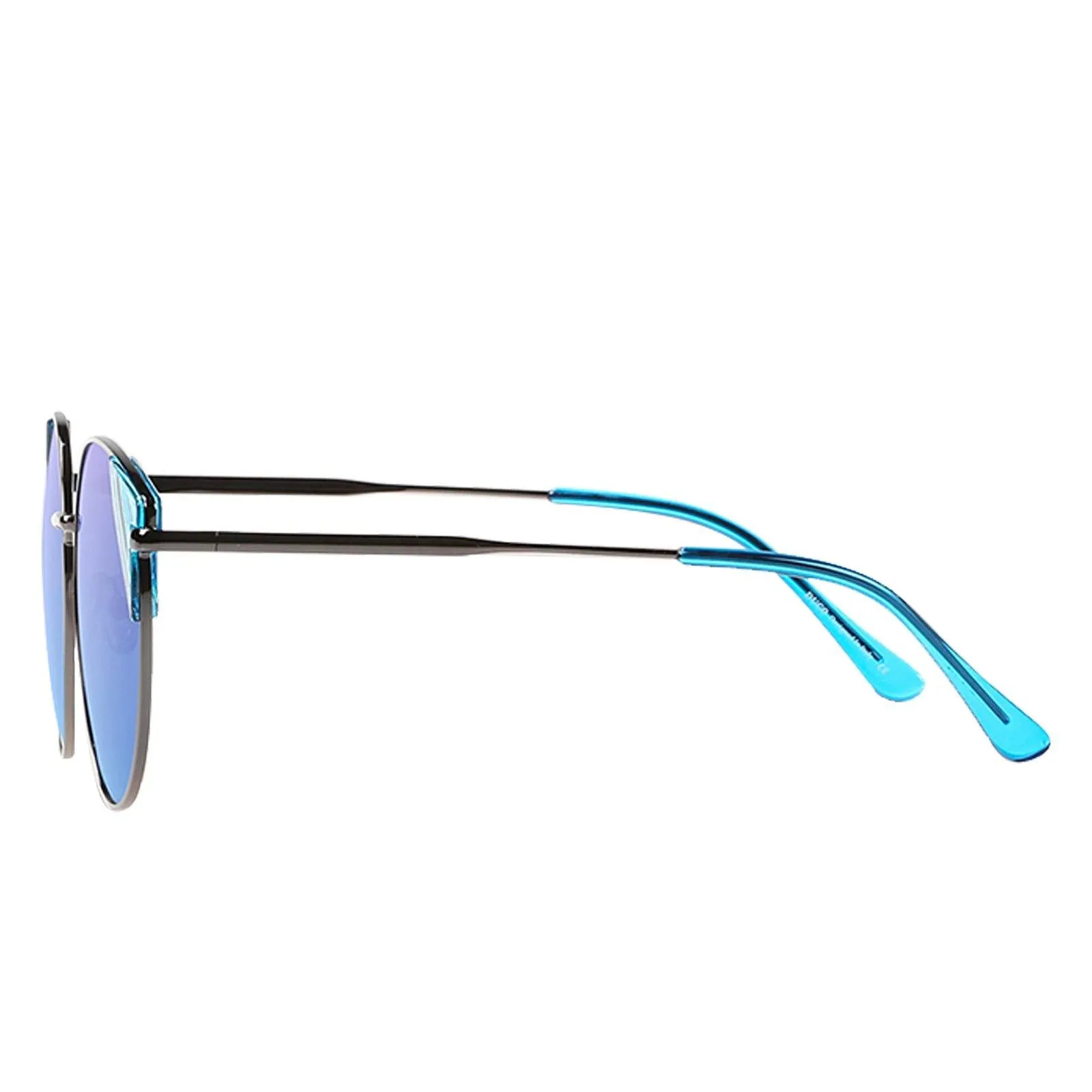 DUCO Vintage Classic Designer Sunglasses for Women with Round Metal Frame W018