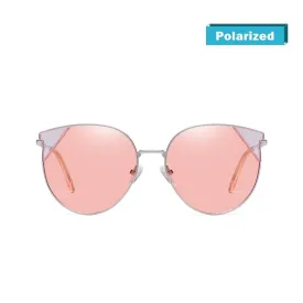 DUCO Vintage Classic Designer Sunglasses for Women with Round Metal Frame W018