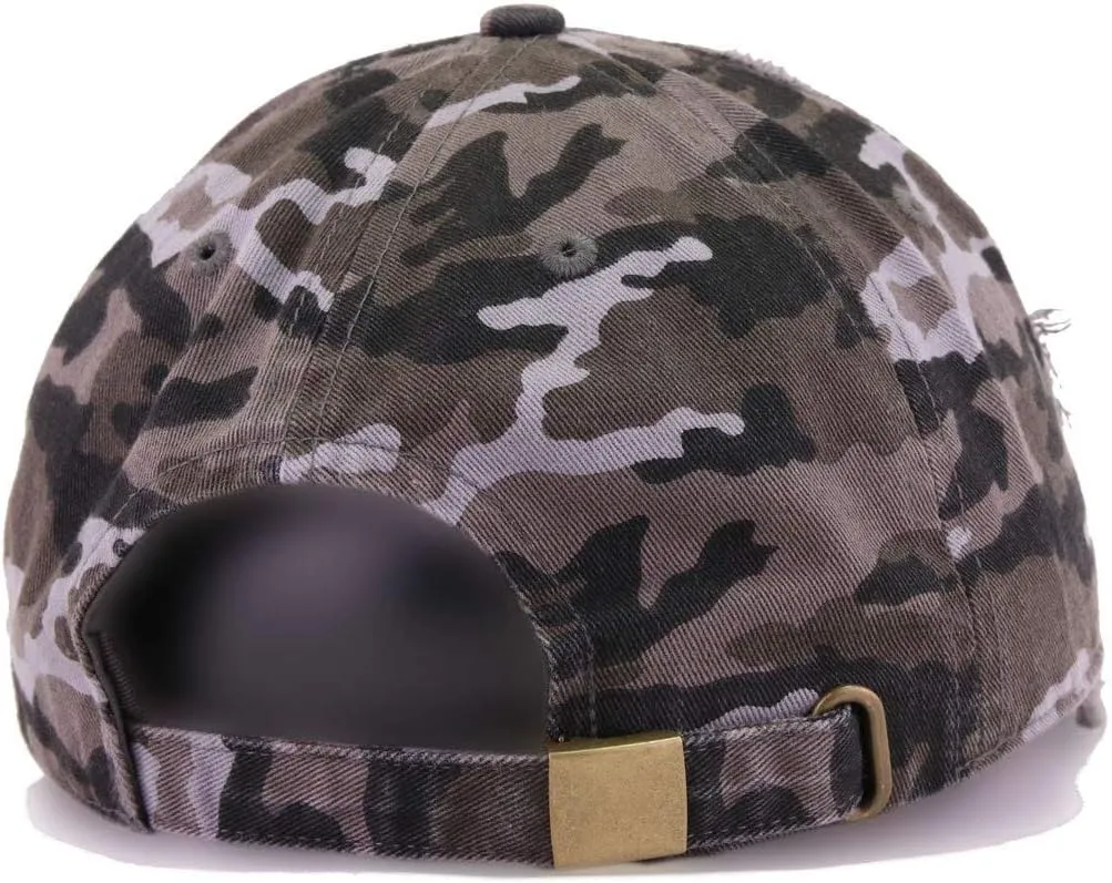 Fuck Trump Vintage Baseball Cap Embroidered Cotton Adjustable Distressed Dad Hat