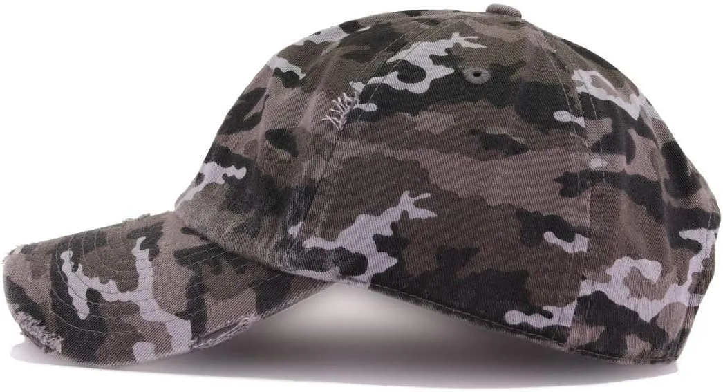 Fuck Trump Vintage Baseball Cap Embroidered Cotton Adjustable Distressed Dad Hat