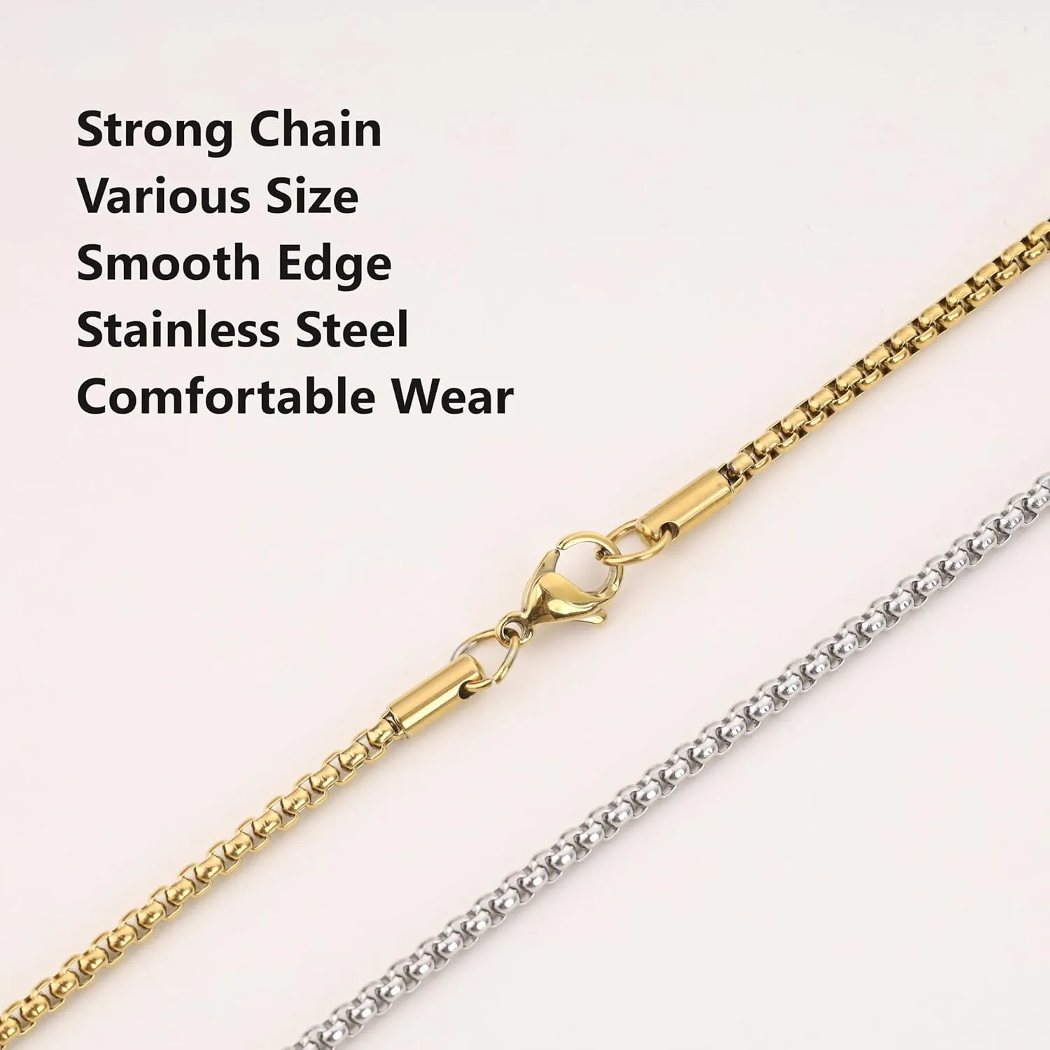 GAVU Men??s Stainless Steel Pendant Necklace, Protection Necklace Evil Eye Necklace for Men
