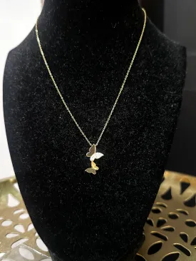 Gold Papillon Necklace