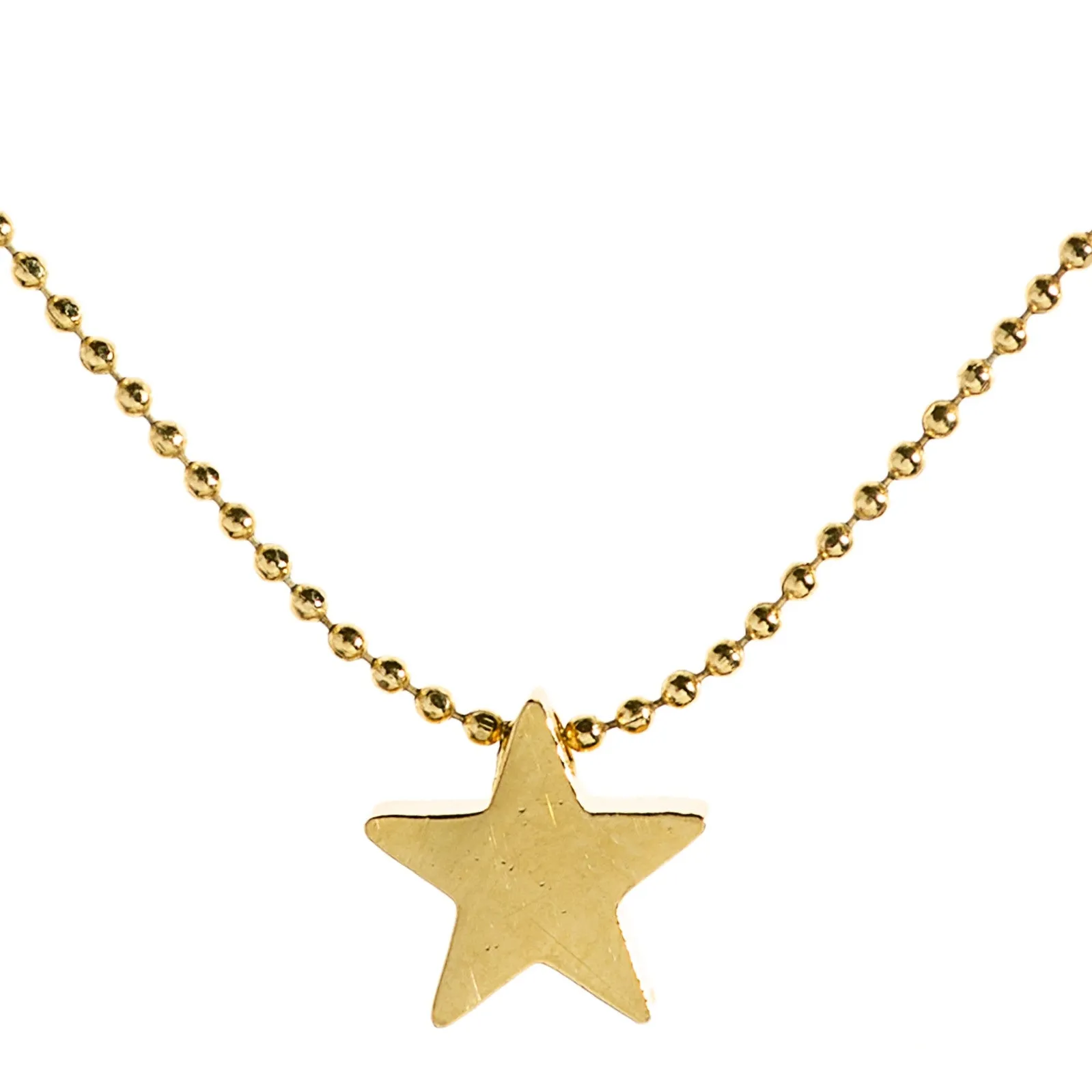 Gold Star Necklace Tiny Star Chain