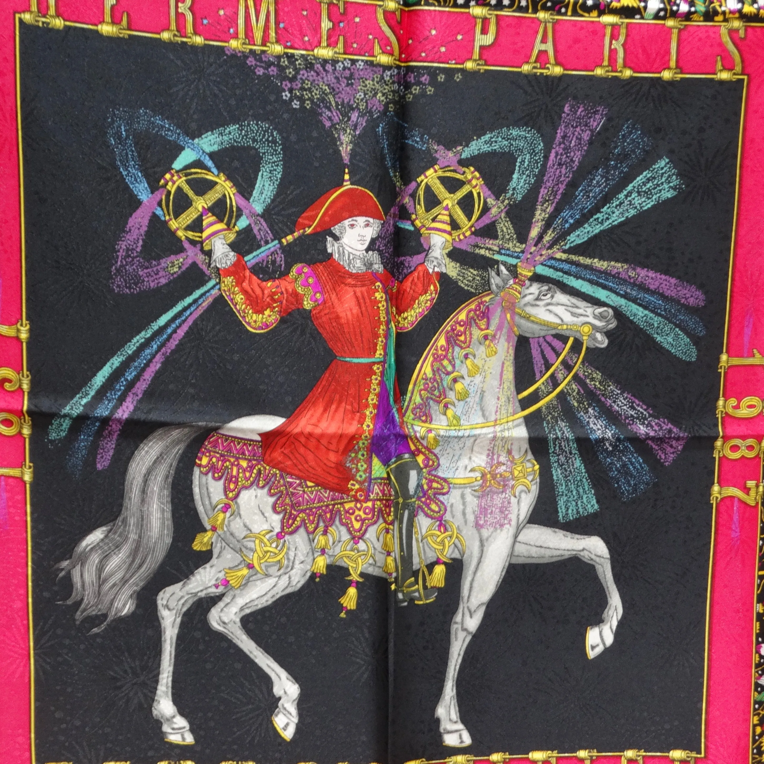 Hermes 1987 Feux d'Artifice by Michel Duchene