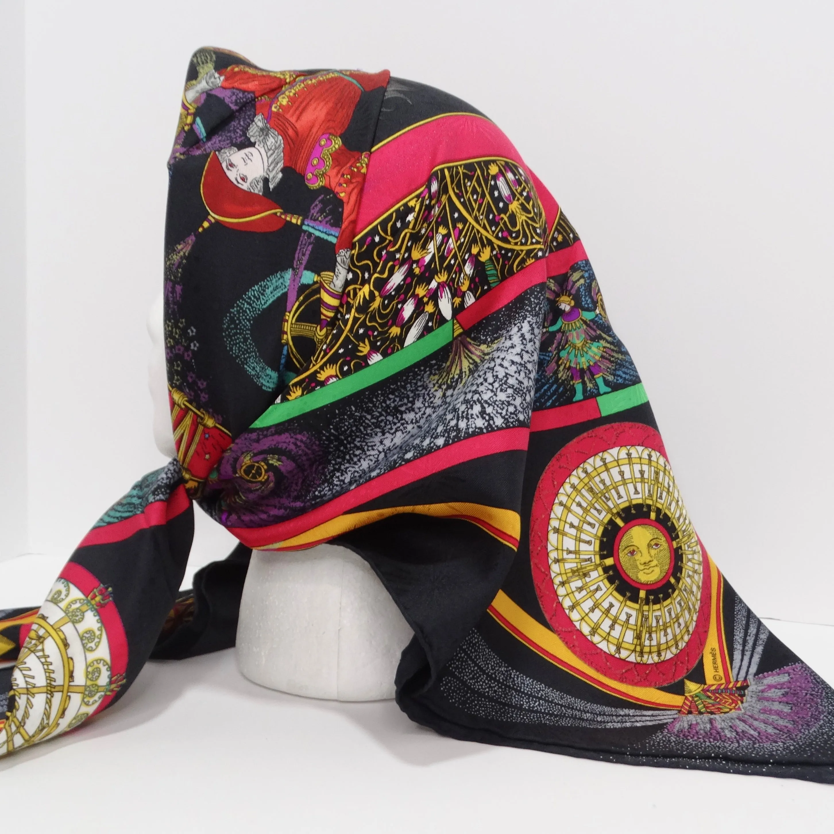 Hermes 1987 Feux d'Artifice by Michel Duchene