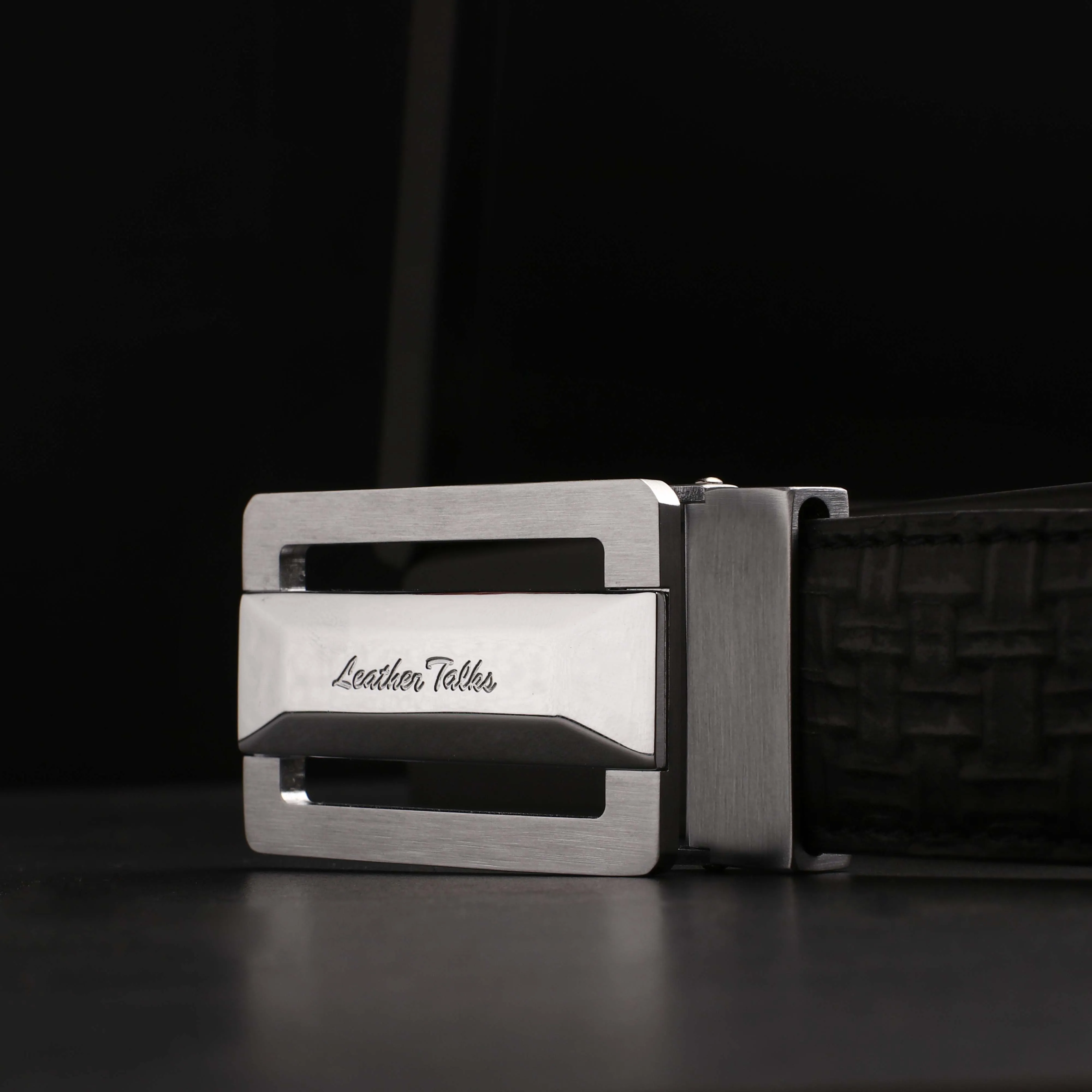 Italian Chatai | Genuine Leather Wallet and Belt Gift Set | Wallet and Belt Combo | Plus Size Mens Belts | Colour: Black