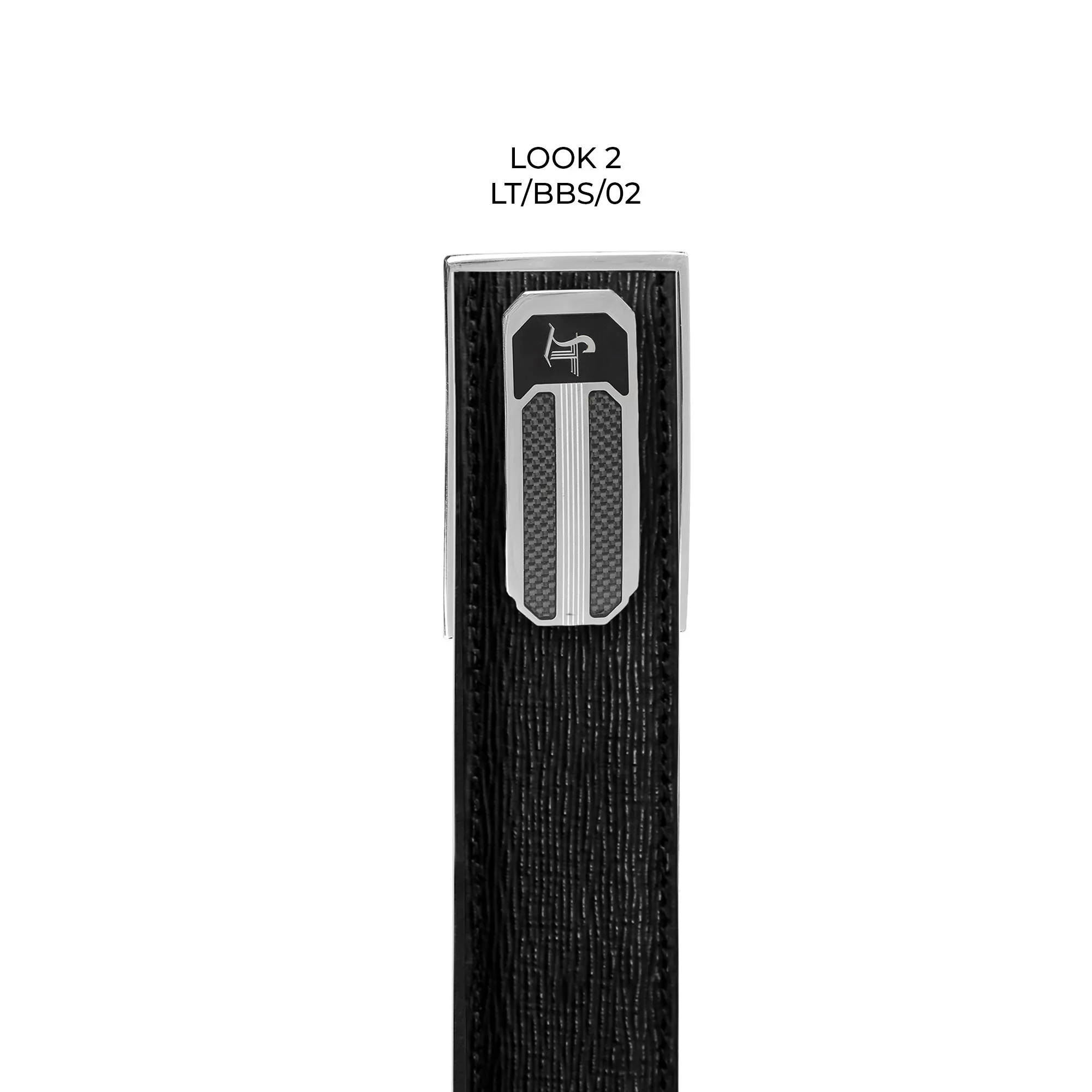Italian Wood Finish | Genuine Leather Belt for Men | Color: Black