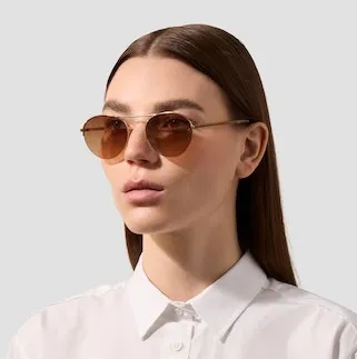 Jenny Bird - The Round Sunglasses (Gold/Clear)