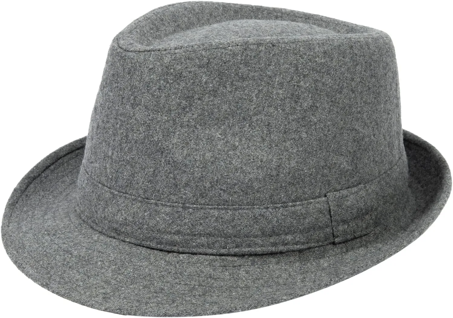 Men's Classic Manhattan Structured Trilby Fedora Hat for Women