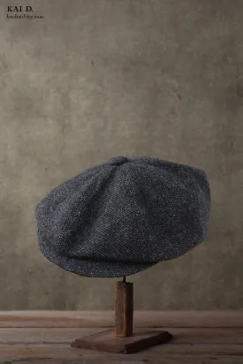 Peaky Hat - Mini Wool Herringbone - M