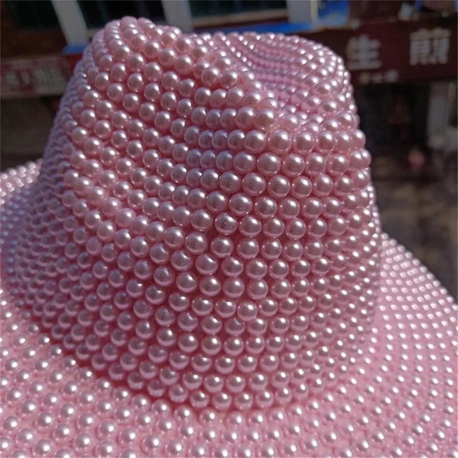 Pink Fedora Panama Men Women Fedora Hat