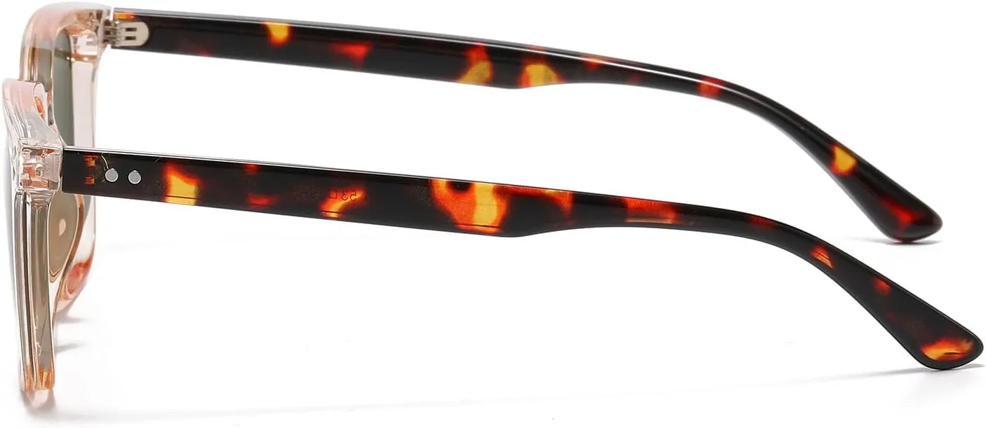Polarized Square Sunglasses for Men Ultralight Classic Retro Square Driving Shades UV400 Protection Sun Glasses