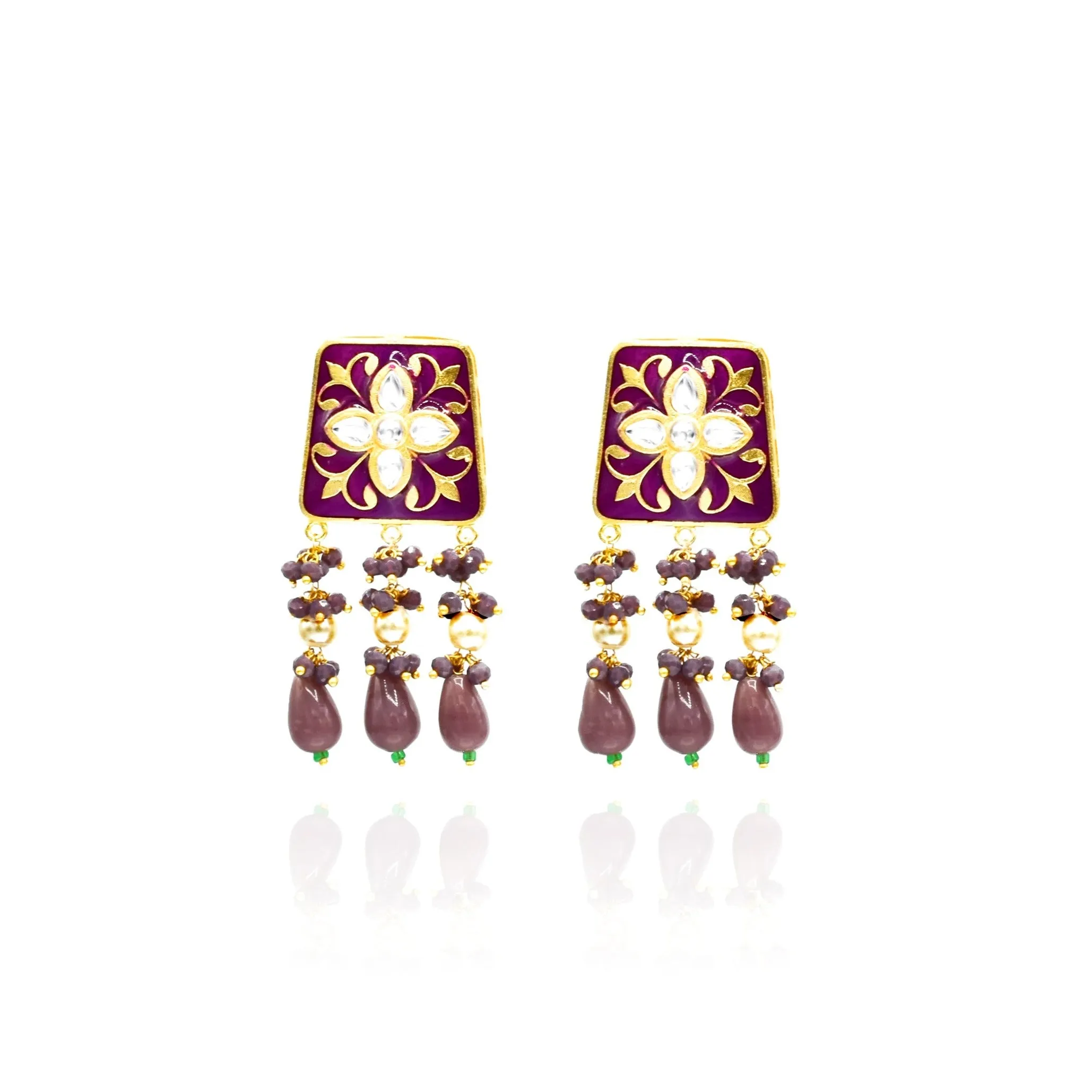 Priya Meenakari Earrings
