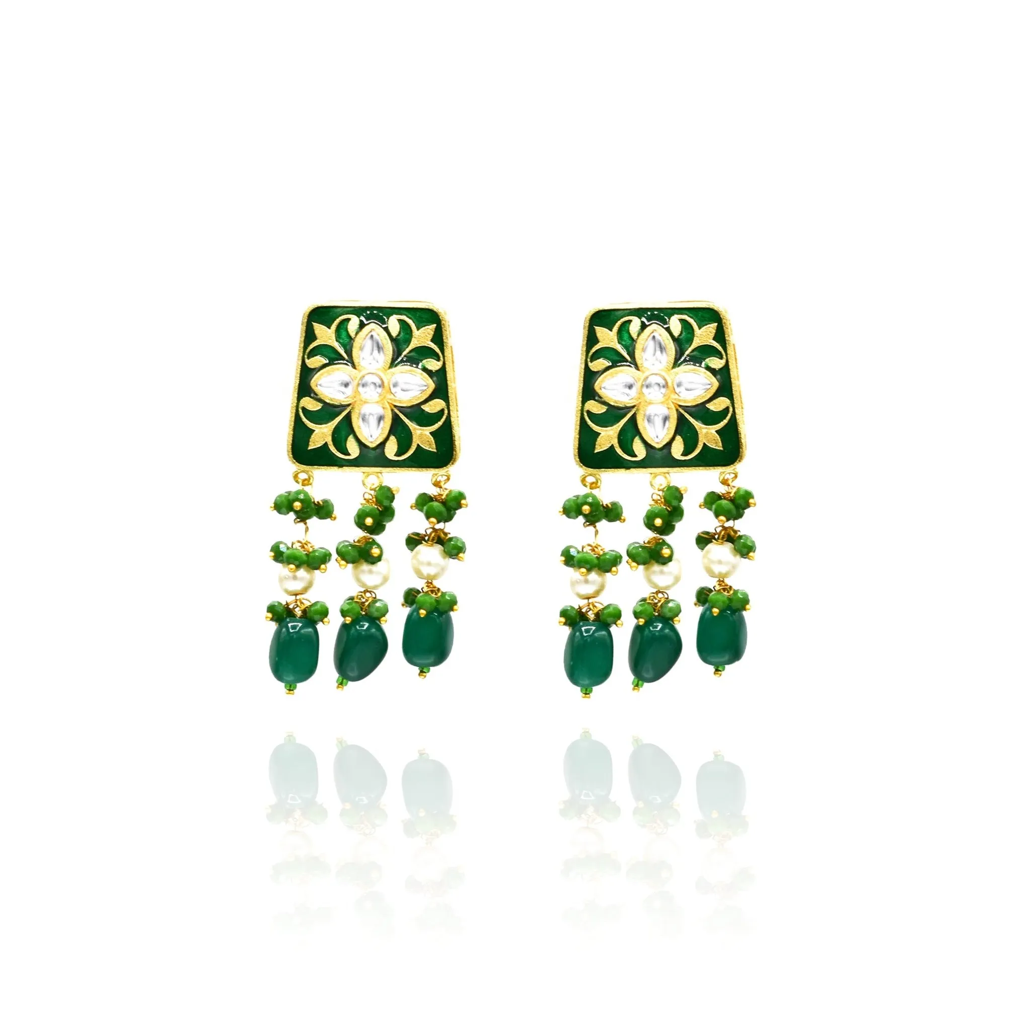 Priya Meenakari Earrings