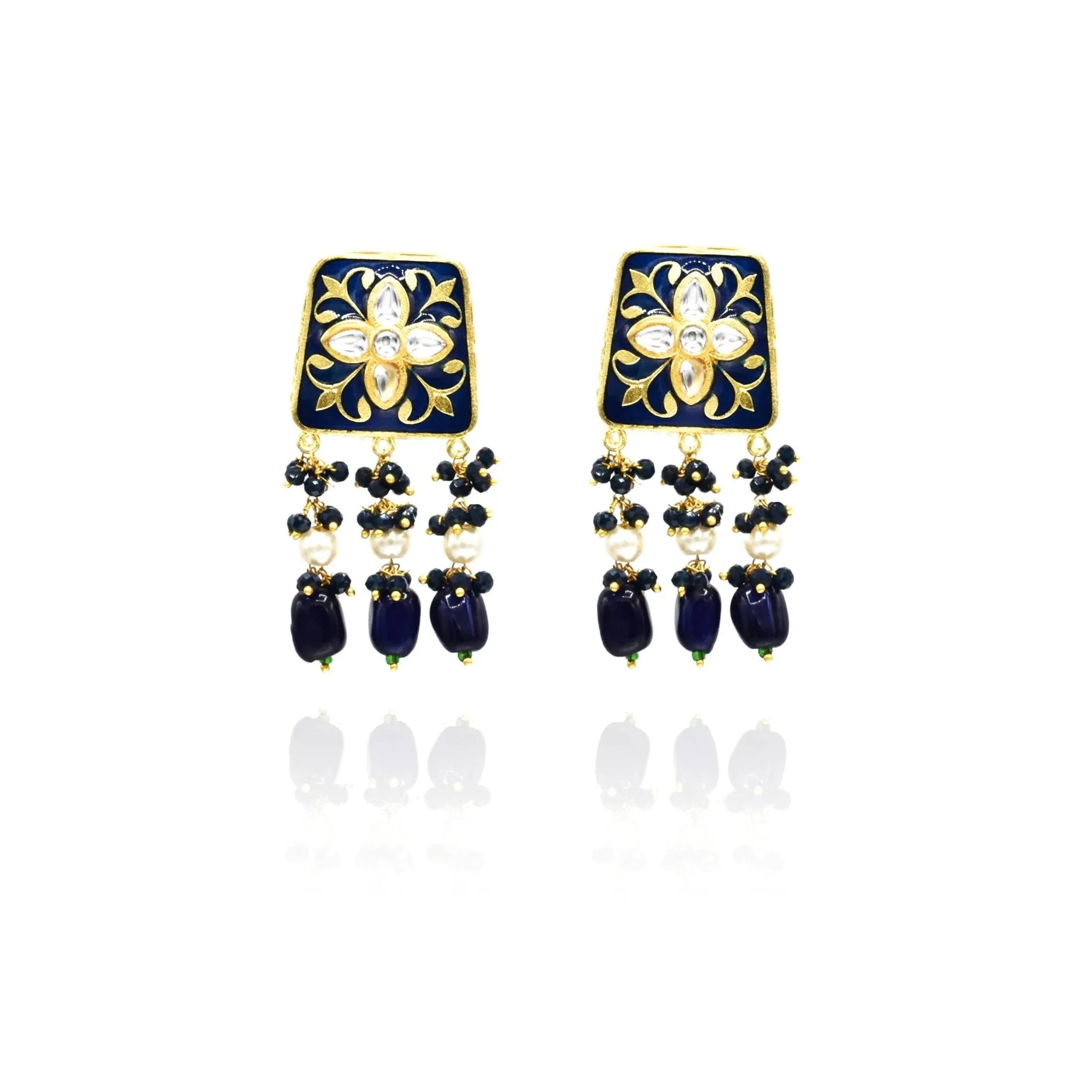 Priya Meenakari Earrings